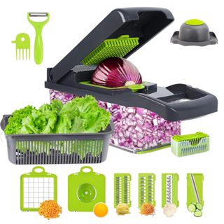 Mandolina-cortador de verduras Manual, rallador profesional con cuchillas  ajustables de acero inoxidable 304, herramienta de cocina - AliExpress