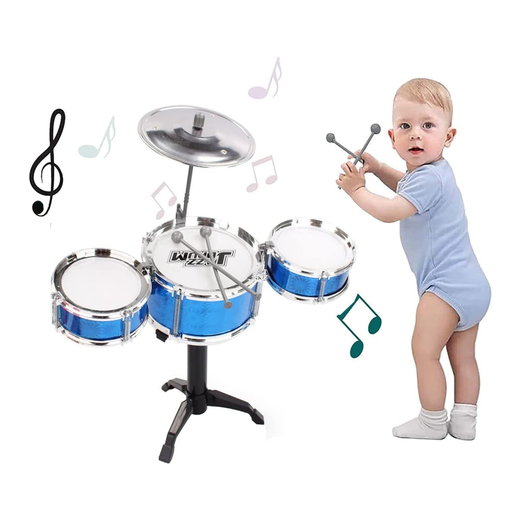 Mini bateria musical para niños clearance