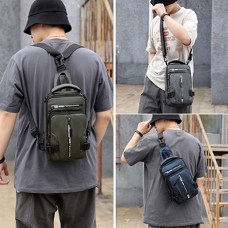 Bolso De Pecho Hombro Casual Para Hombre Bandolera De Mochila De