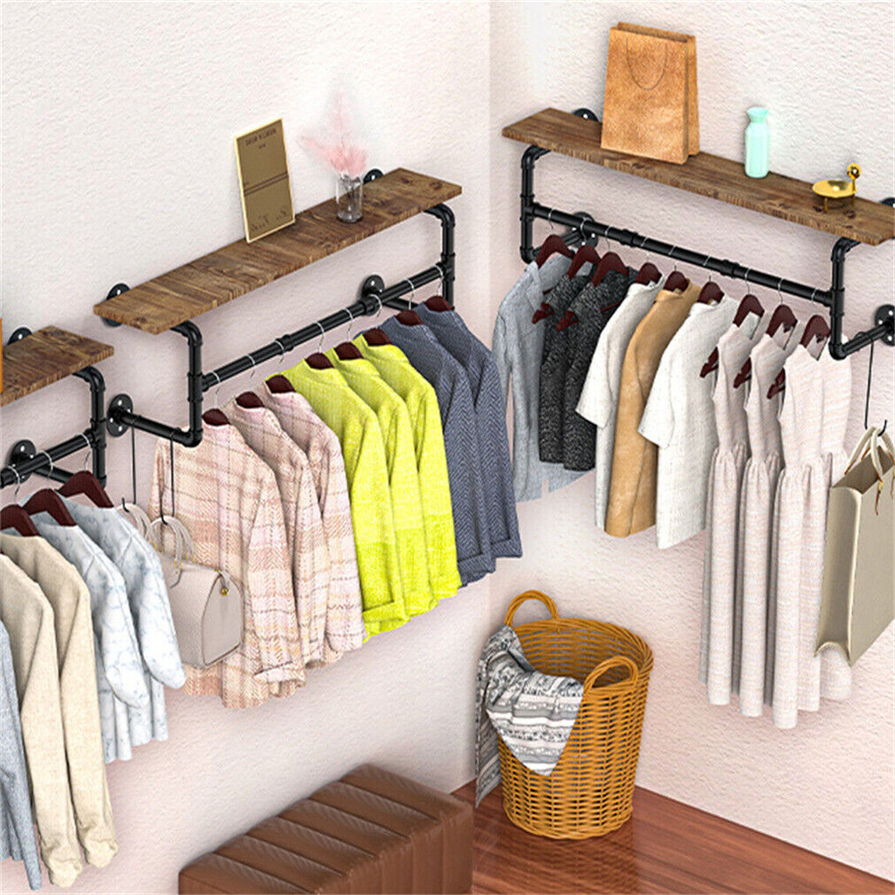 Perchero de Pared Estante de Ropa Industrial Para Colgar Ropa Tirantes de Perchas Shopee Mexico