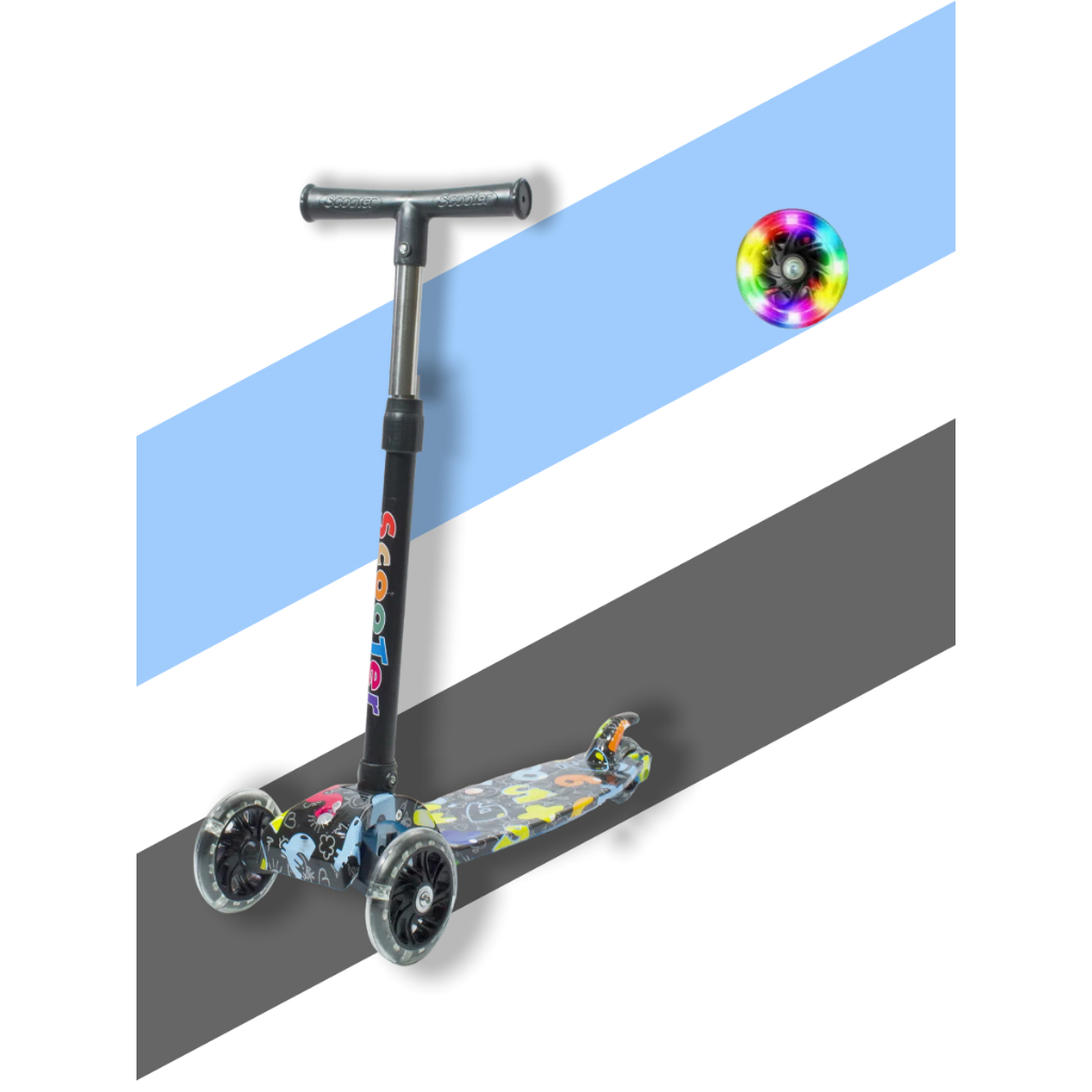 Scooter De Juguete Acrobático Para Niños – Finger Scooter Con Rampa, Plegable Y Portátil Para Trucos
