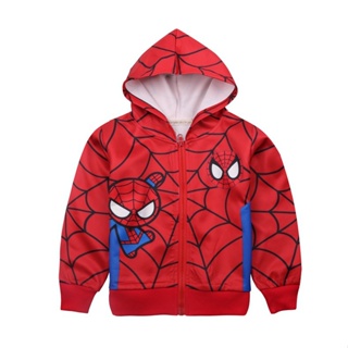 Chaqueta Spiderman Niño Cosplay Disfraz Con Capucha Casual Cremallera Niños  Chaqueta 3-8 Años Niños Ropa | Shopee México