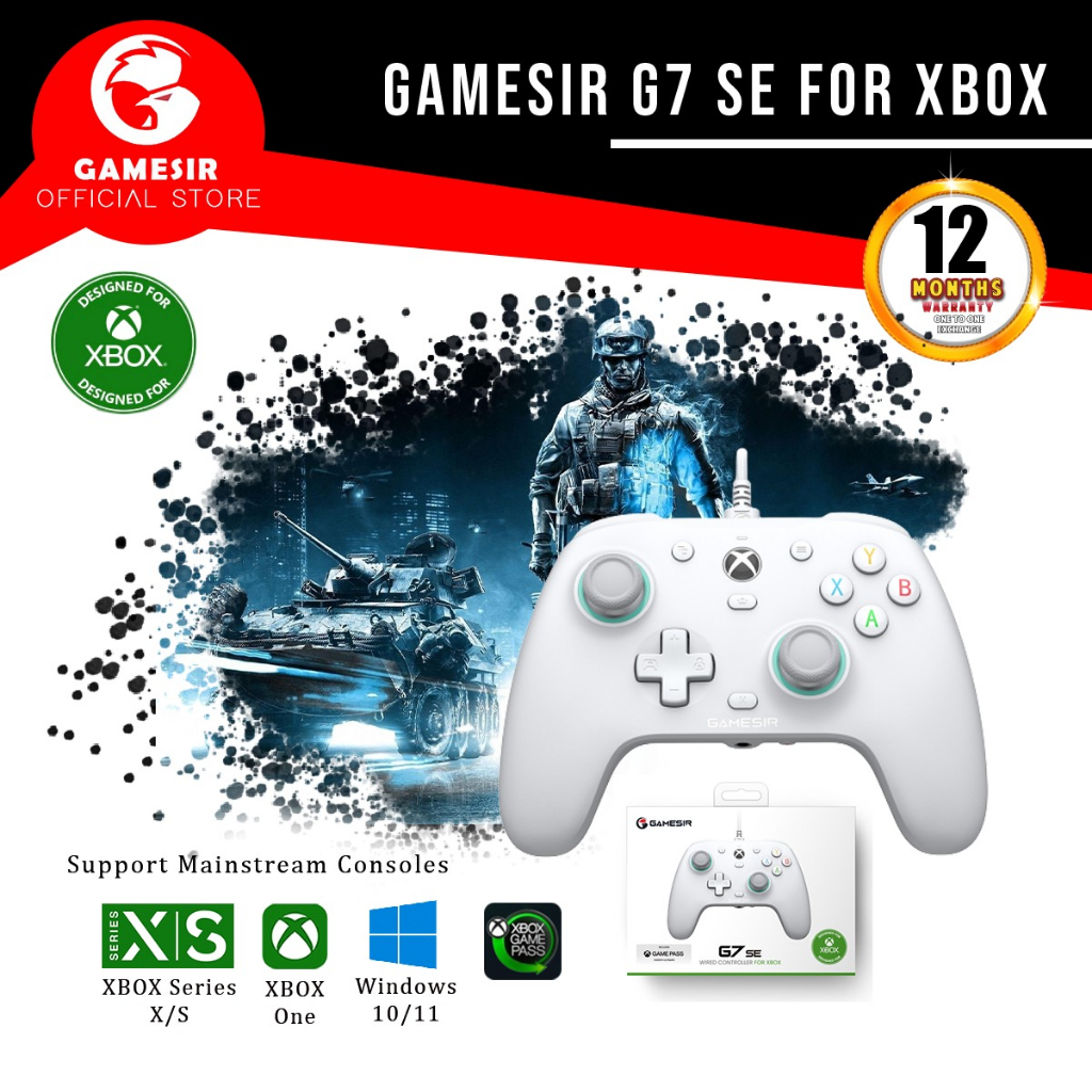 GameSir-mando G7 SE para Xbox, mando con cable para Xbox Series X