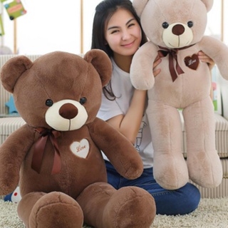 Oso de peluche gigante de 47 pulgadas, color blanco, oso de peluche, regalo  de San Valentín para novia, oso de peluche suave para Navidad, cumpleaños