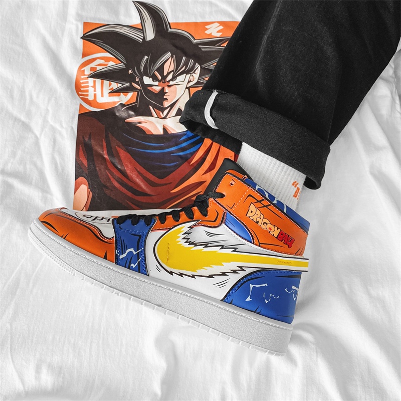 Animation Dragon Ball is Goku Zapatillas Vegeta IV High Tops Moda casual Dibujos Animados Zapatos Deportivos Para Hombres Cosplay De Calle Shopee Mexico