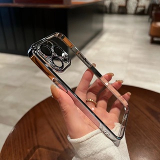 Magsafe - Funda para iPhone 14 Pro Max para mujer, carga magnética,  protección de lente de cámara, TPU suave a prueba de golpes, borde decorado  con