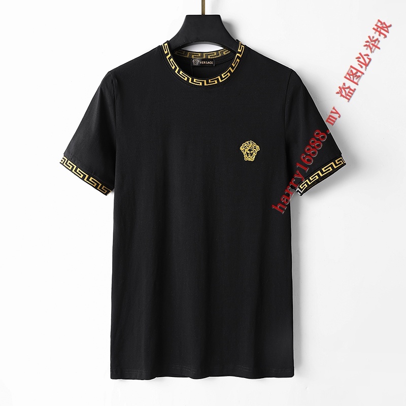 Camiseta versace best sale negra hombre