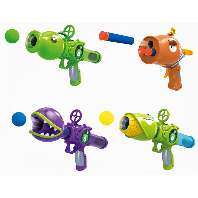 Nuevas Plantas vs Zombies soft bullet pea burst air cannon 3-6 Años ...