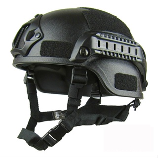 Juego de casco táctico de Airsoft, casco rápido con gafas de Airsoft y  máscara táctica, equipo táctico ajustable para exteriores, para paintball  CS