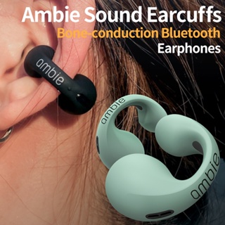 Comprar Nuevo auricular de conducción ósea Bluetooth 5,2 Clip en la oreja  pendiente auriculares inalámbricos auriculares deportivos gancho en la  oreja con micrófono
