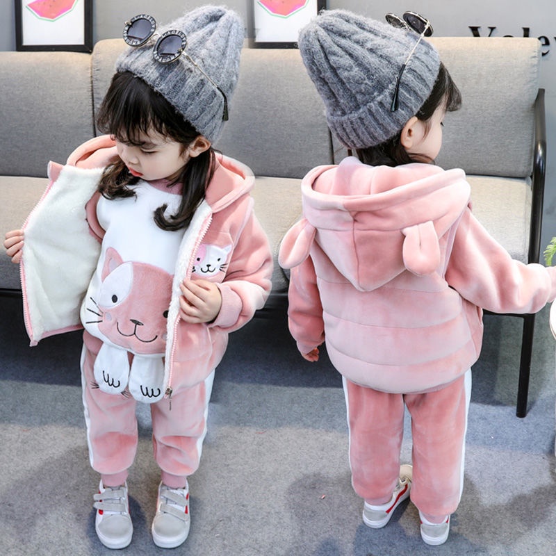 Ropa Bebe Niña Invierno Otoño Conjunto de Ropa 1-4 Años Ropa Niña