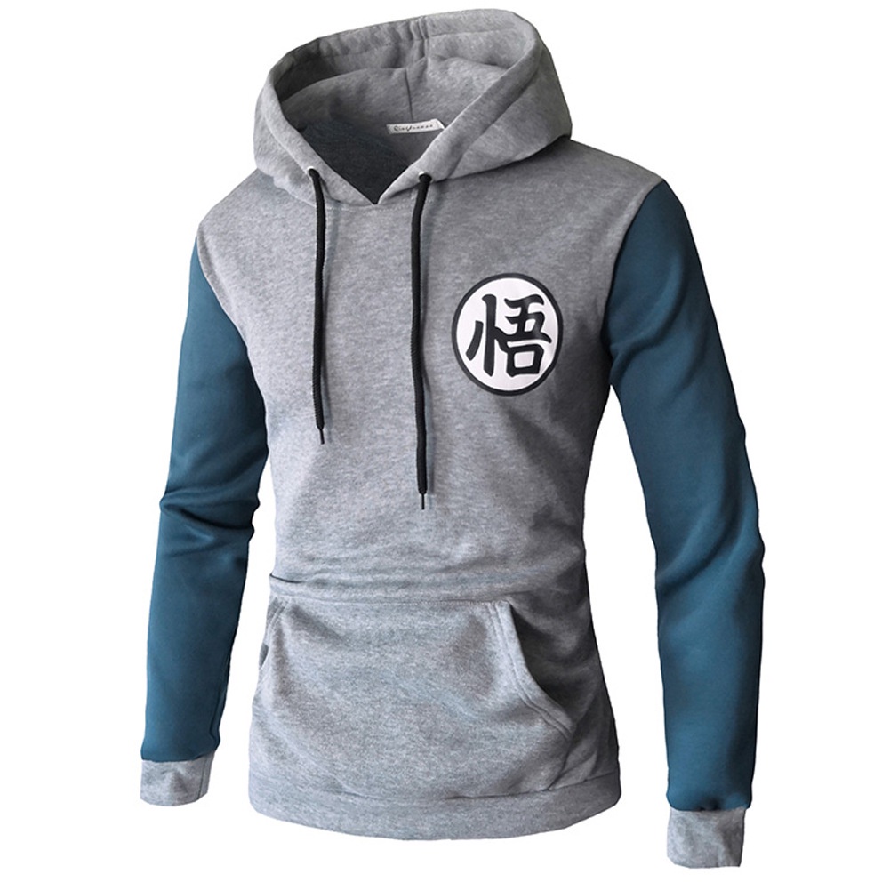 Sudaderas Con Capucha De Las Hombres Dragon Ball Goku Z De Manga Larga Bolsillo Al Aire Libre Jerseys