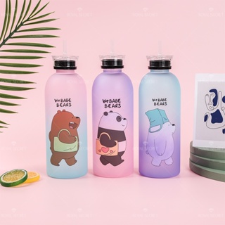 Botella de agua de Stitch de Anime de Disney para niños, vaso de agua de  plástico portátil para adultos, taza de agua deportiva de alta capacidad