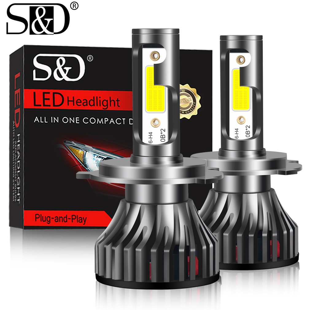 2 Bombillas LED Para Faros Delanteros De Coche H4 H7 H11 H27 880 9012 ...