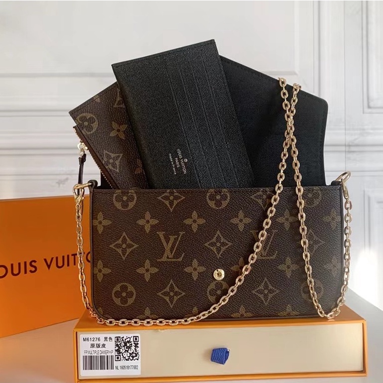 100 % Original Louis Vuitton LV Nuevo Tarjetero Corto Para Hombre