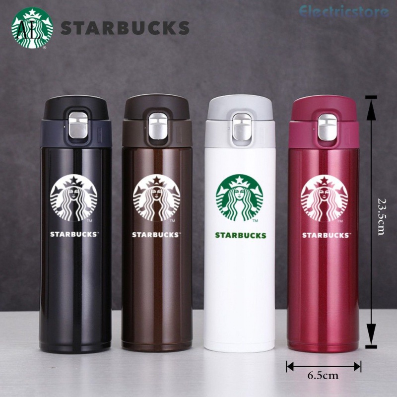 Thermos ready shipping STOCK Starbucks Vaso Y Termo Tazas De Café  500ml/Botella/Bebida/Botol air water pink 7834
