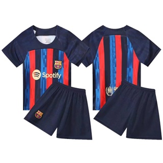 Temporada 22-23 Camiseta Fútbol Para Niños FC Barcelona Conjunto De Jersey Ropa De Tren | Shopee México