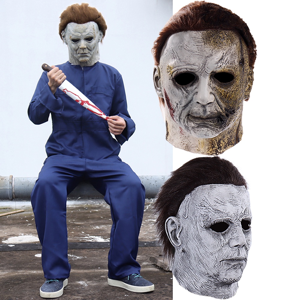 Disfraz de Michael Myers de Halloween para adultos, Azul