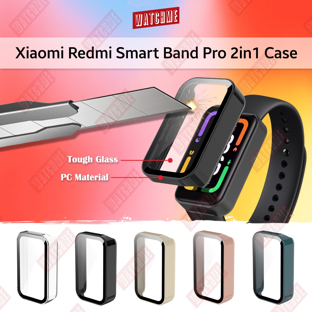 Carcasa con Cristal Templado para Xiaomi Redmi Smart Band Pro