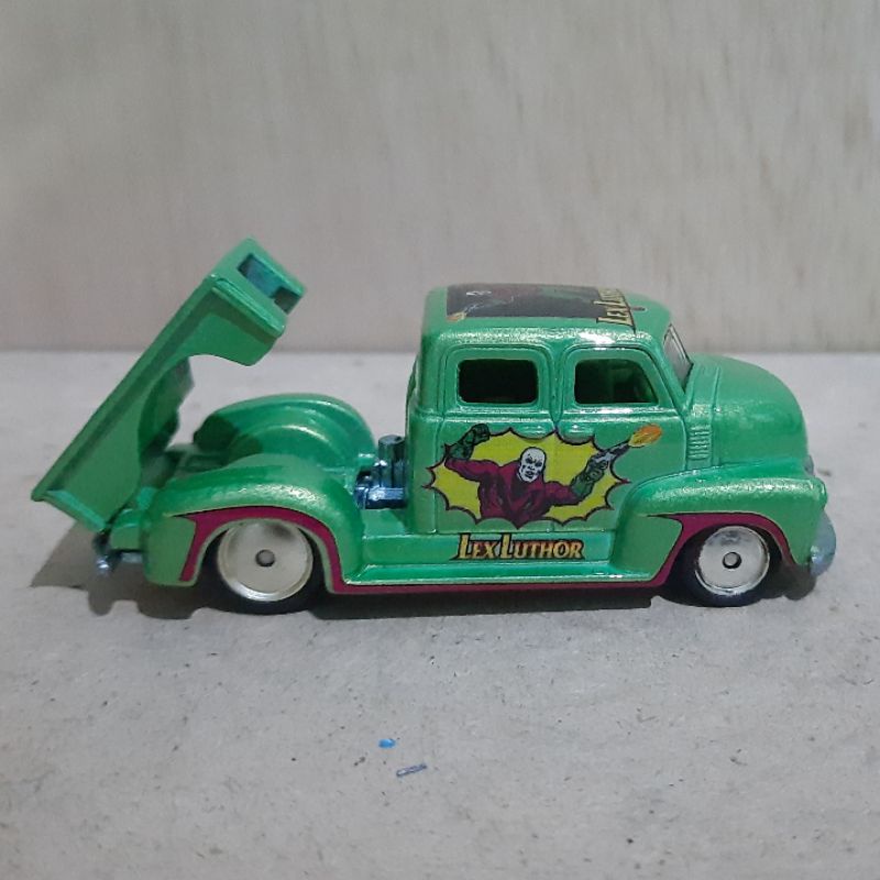 Hotwheels Original años 50 Chevy Truck Lex Luthor cultura Popular