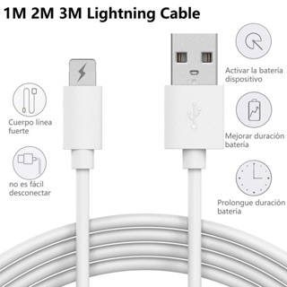 E75 Cable Original Apple Lightning USB 5w Cargador 2.0 De Carga iPhone  5/5s/6/6s/X/XS/11/12 Pad/Ipod Touch