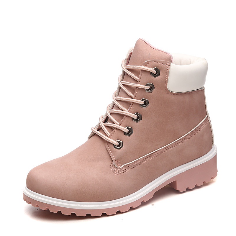 Autumn Winter Boots Women Martern Boots Platform Ladies Ankle Booties Comfortable Woman Shoes Casual Female Mid Calf Botas Shopee Mexico