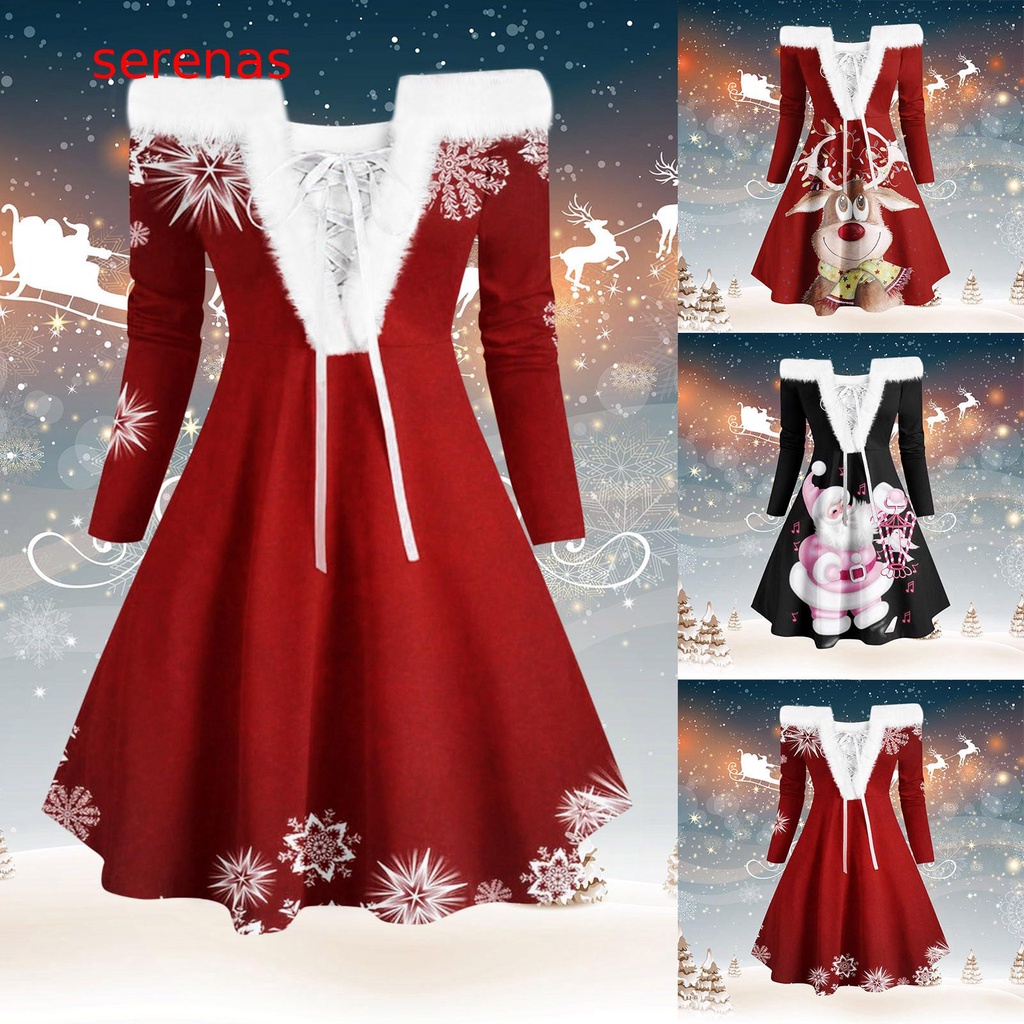 Vestido navideño para mujer