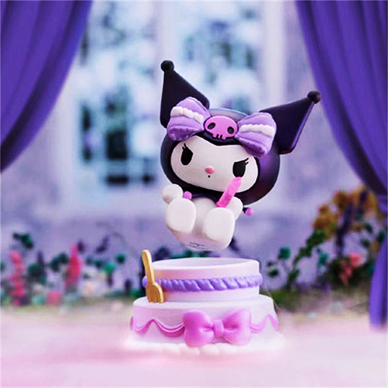 FIGURINE BOÎTE AVEUGLE confirmée Miniso Sanrio Kuromi (série fête d