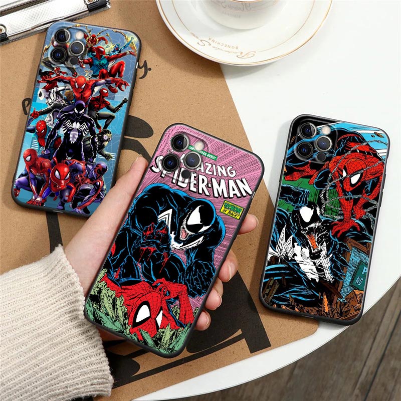 Funda de teléfono Marvel Venom para Apple iPhone 14 13 12 mini 11