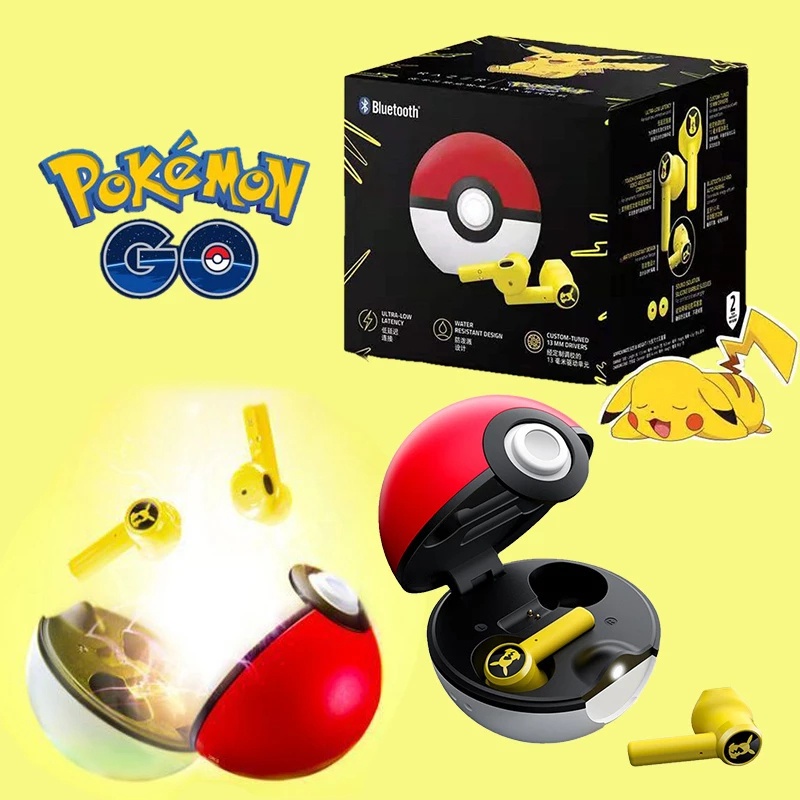 Pokemon Auriculares Bluetooth Pok mon Pikachu Audifonos Aud fonos Bluetooth Inal mbricos Gamer Con Micr fono