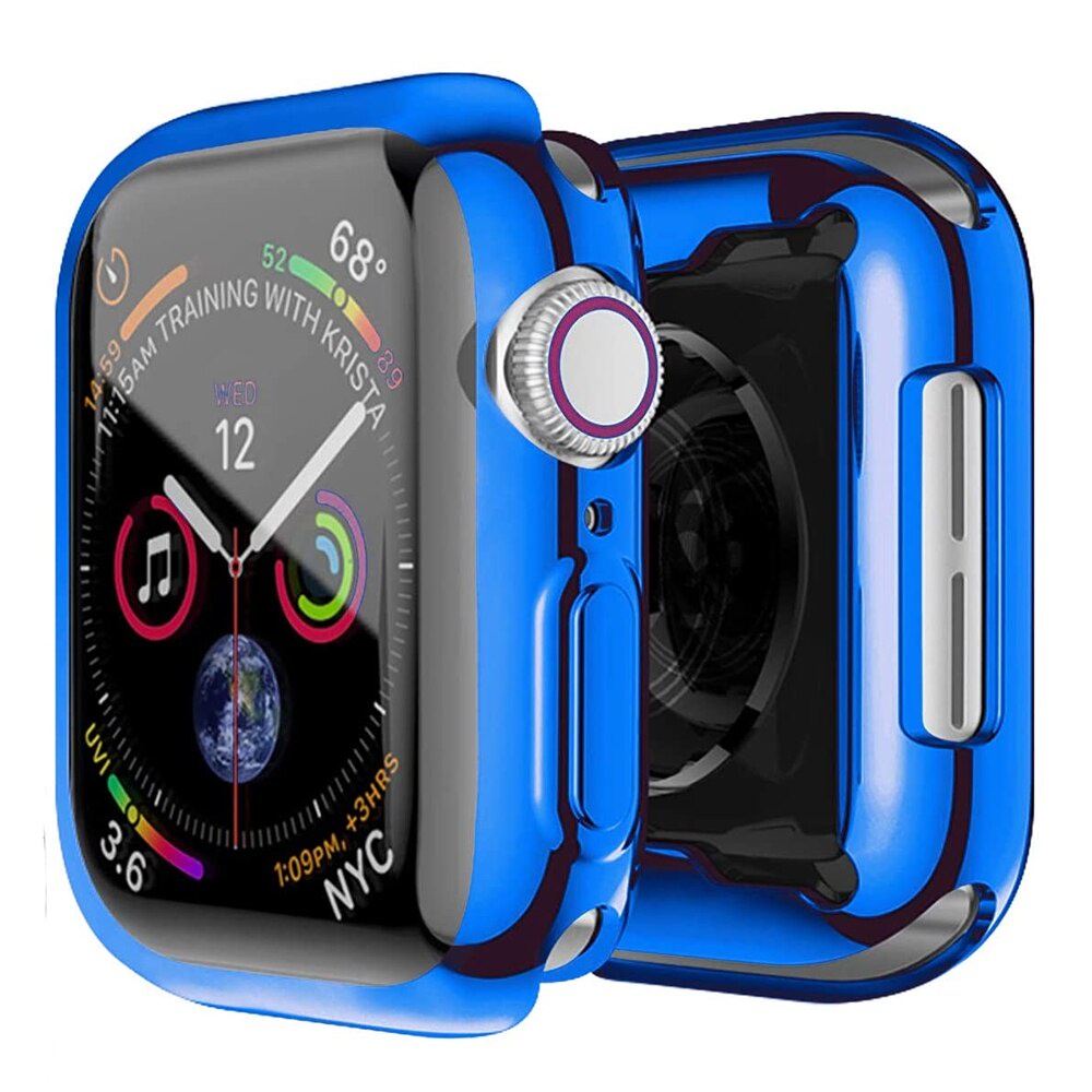 360 Cover for Apple Watch Case 41MM 45MM 42MM 44MM 40MM 38MM Soft Clear