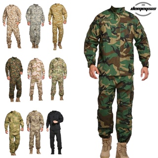 Uniforme Militar Clásico Woodl Camuflaje Ejército , Caza Ripstop