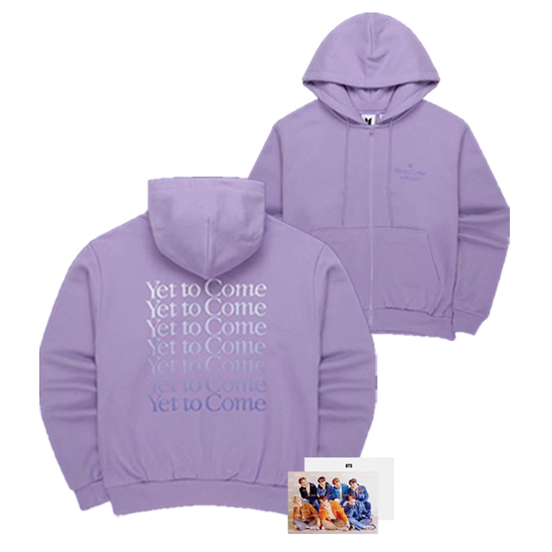 KPOP BTS Yet To Come in BUSAN Concierto Mismo Algodón Zip-up