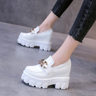 2022 Primavera Tenis Mujer Con Cordones Zapatos Blancos De Lujo De Cuero De  La PU Plataforma De Color Sólido Otoño Casual Elegante Zapatillas De  Deporte