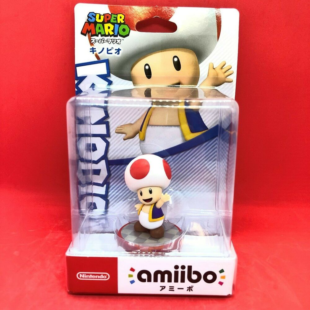 Nintendo Amiibo Kinopio Toad Switch 3ds Super Mario Series De Japón Shopee México 3339