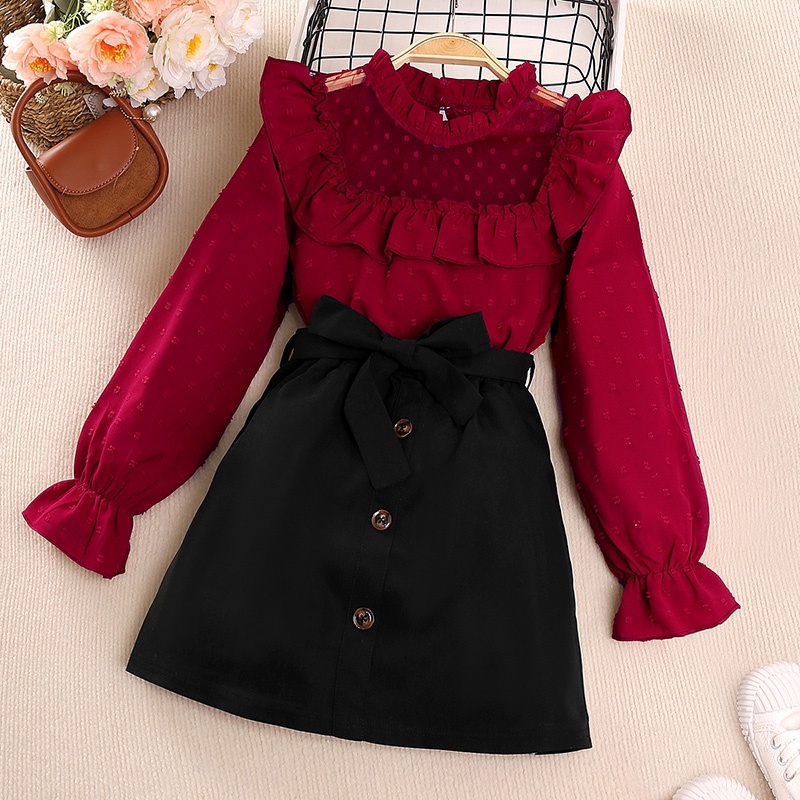 Falda Negra Con Blusa Roja Blusa Roja Y Falda Negra
