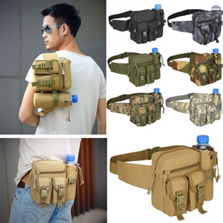 Mochila de caza con cubierta impermeable para lluvia, mochila de camuflaje  con arco y soporte para rifle para acampar, senderismo, Camouflaje