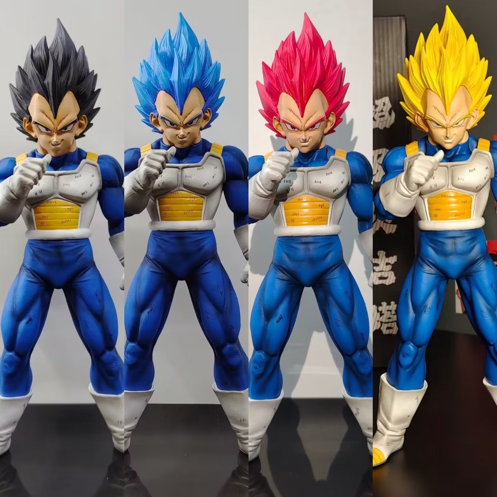 Figura De Acción De 30cm Dragon Ball Z Vegeta Anime Dbz Super Saiyan Pvc Coleccionable Modelo De 