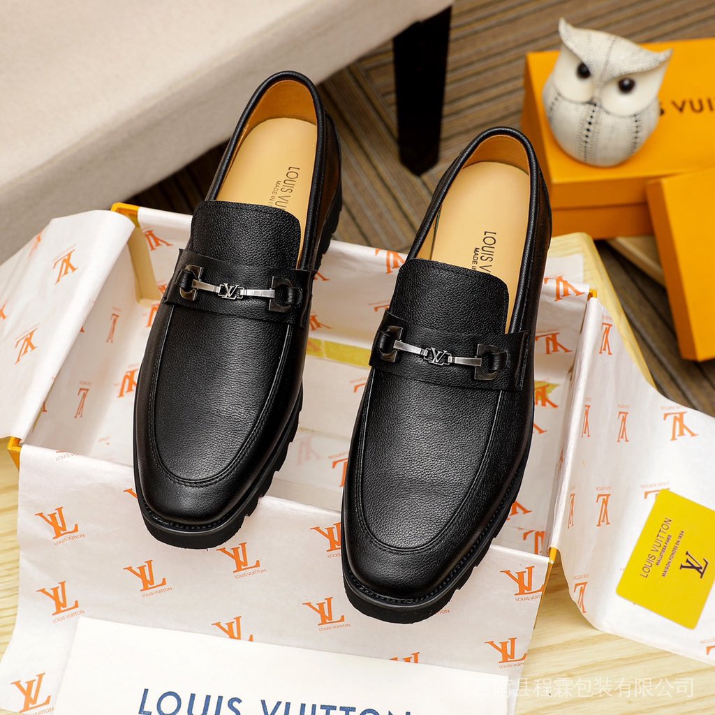 Louis Vuitton Zapatos De Cuero Casuales Para Hombres , Importados