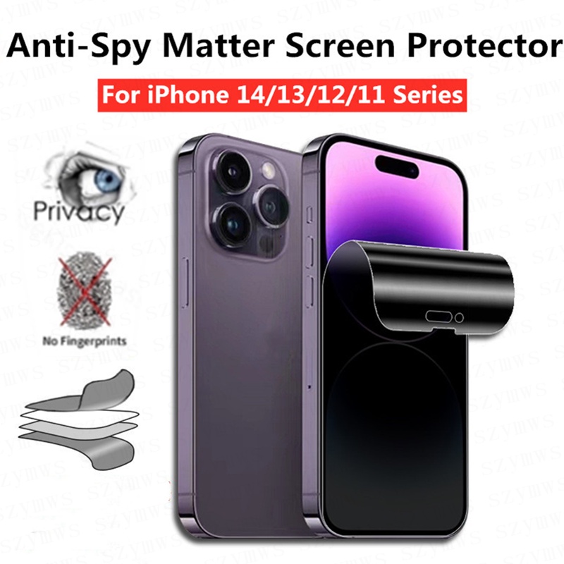 Protector de Pantalla Hidrogel para iPhone 13 Mini Anti Espía Full