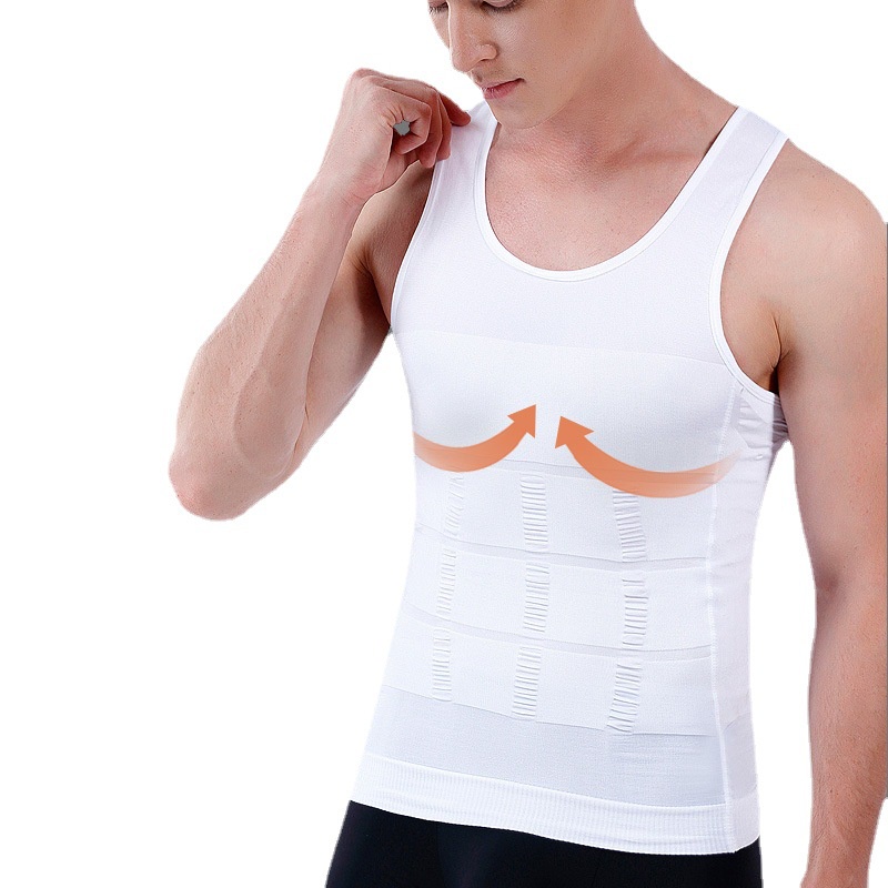 Hombres Moldeador Camisa Termica Oculta Barriga Para Sudar Adelgazante Chaleco e