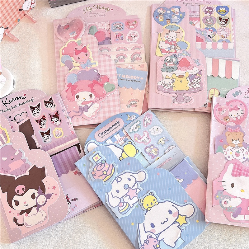 Sanrio Carta De Dibujos Animados Sobre Juego De Pegatinas DIY Festival ...