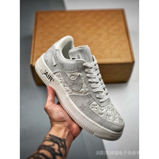 original LV x Nike Air Force 1 Low Joint Zapatos De Hombre Mujer Zapatillas  De Tenis Para Hombres Deportivas Casuales De Baja Parte Superior 580  Artículo No . : 1A9VD7