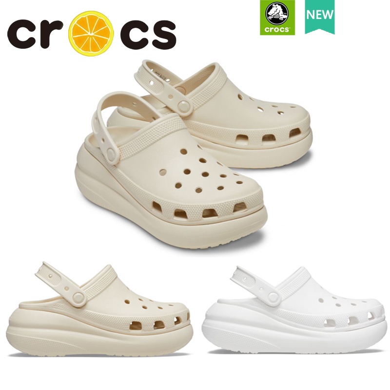  Crocs Chanclas para mujer, blanco, (Blossom/White), 8 : Ropa,  Zapatos y Joyería