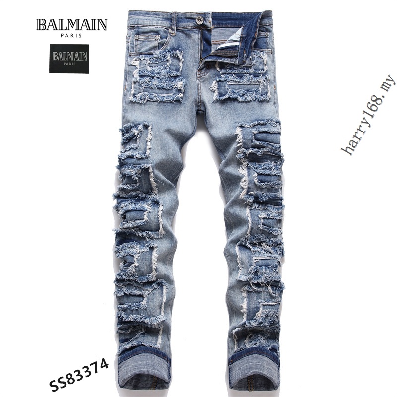 Balmain Pantalones Vaqueros Casuales Para Hombre Talla 28 38 M2204