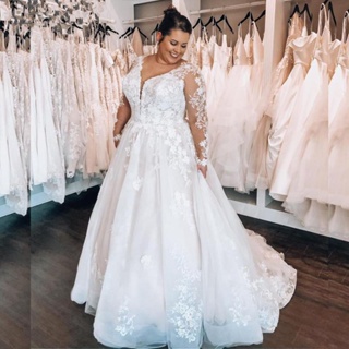 Vestido De Novia De Encaje Hasta El Suelo, Vestido Elegante Para Fiesta De  Bodas, Ropa De Mujer