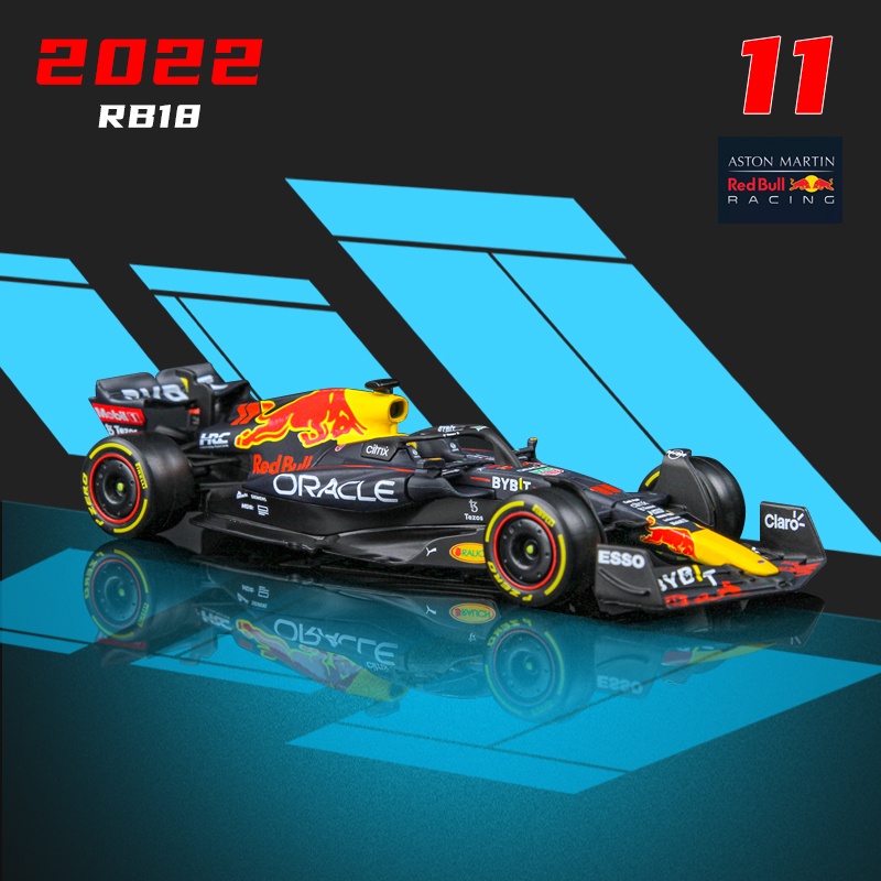 2023 Redbull Racing RB19 RB18 Checo 11 1 Bburago 1/43 F1 Fórmula Uno