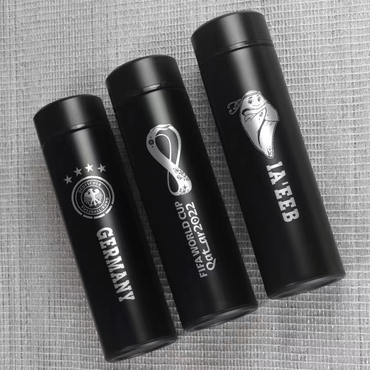 thermos Copa Del Mundo De Qatar 2022 Taza Termo De Acero Inoxidable De