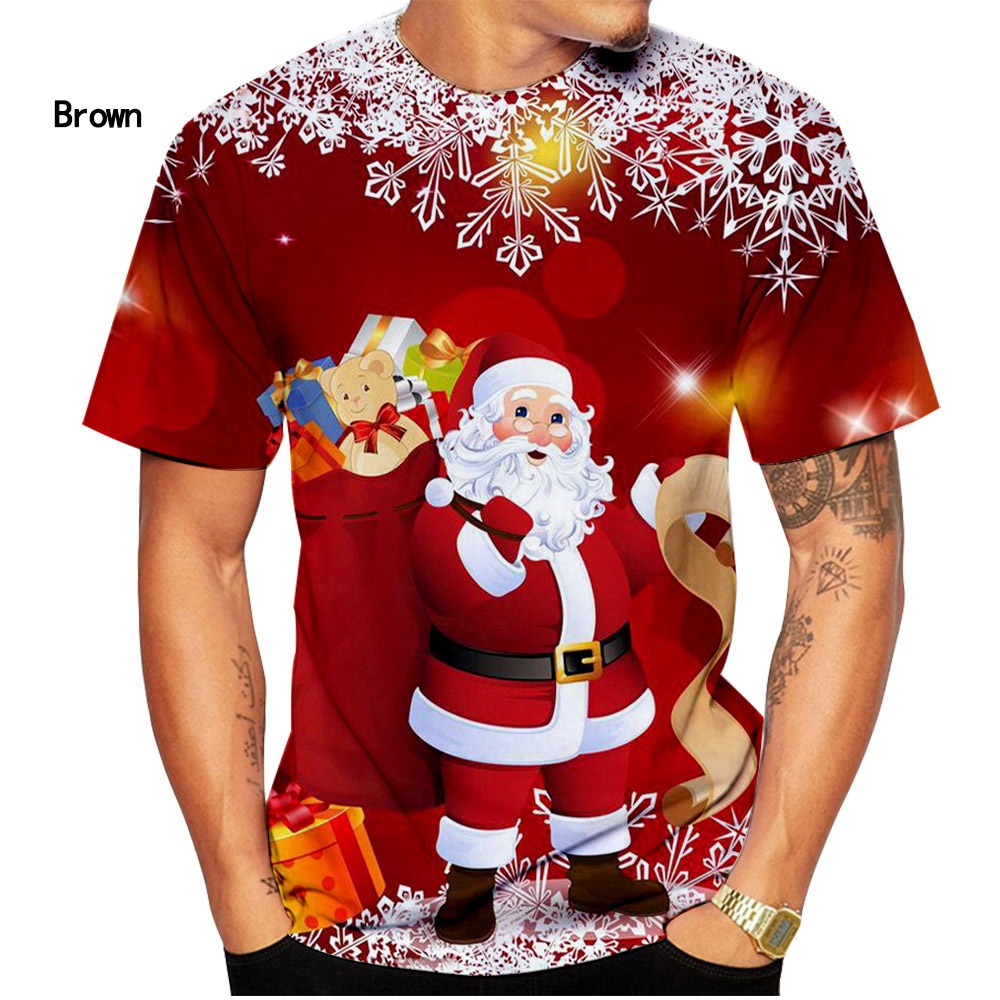 Camisetas navideñas para outlet hombres