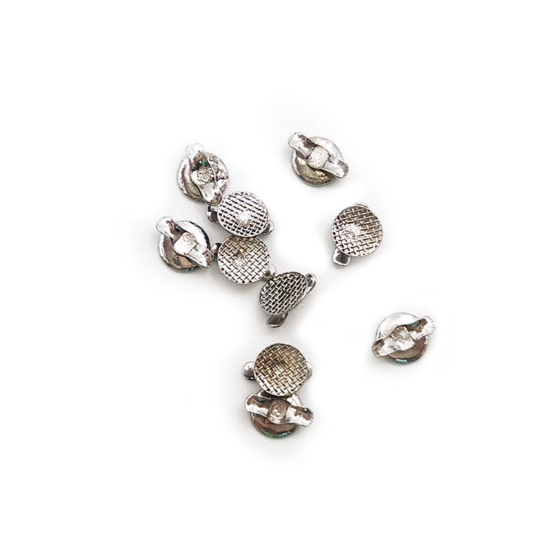 Lot De 10 Boutons Lingualux Dentaires AZDENT - Pour Orthodontie Linguale - Ronds à Maille